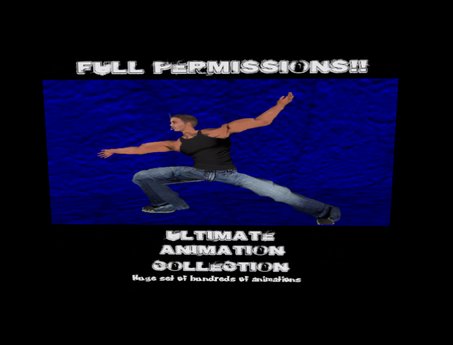 Second Life Marketplace Ultimate Animation Collection